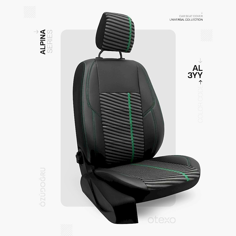 Oto Kılıf ( Alpina ) - Al-3YY-Yeşil
