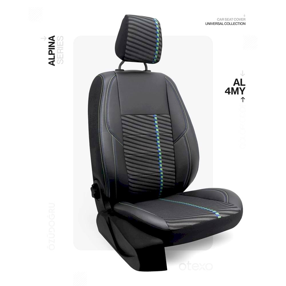Oto Kılıf ( Alpina ) - Al-4MY-Mavi/Yeşil