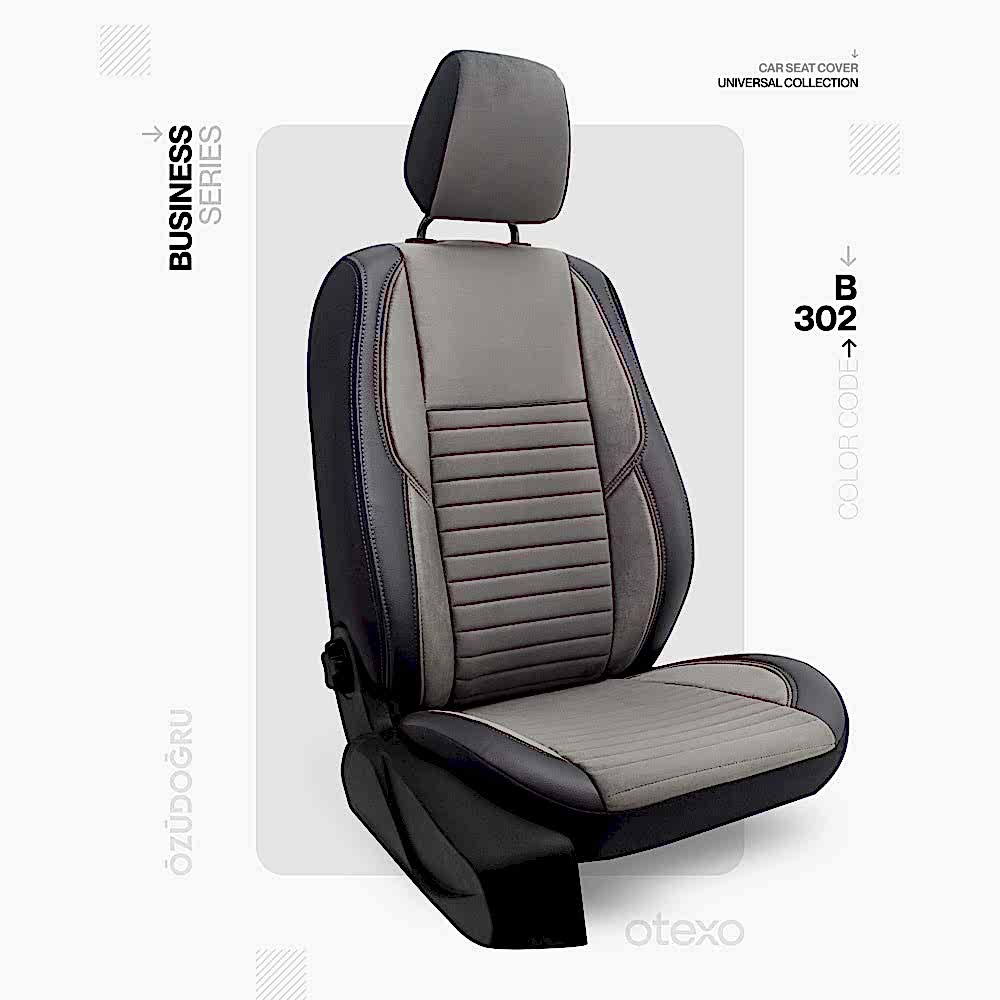 Oto Kılıf ( Orjinal ) ( Business ) - B-302-Füme/Siyah