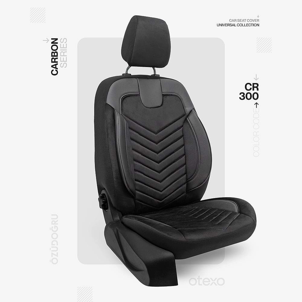 Oto Kılıf ( Carbon / Standart ) - CR-300-Siyah/Siyah