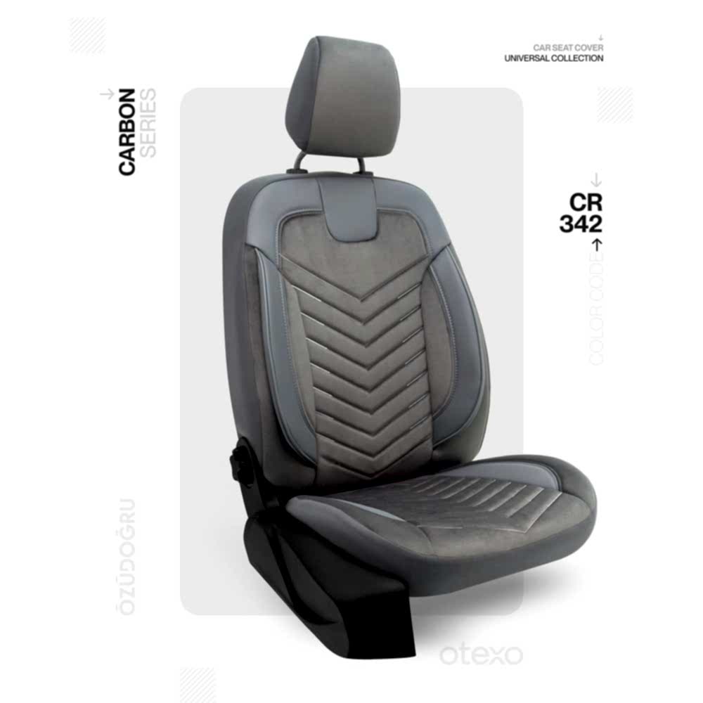 Oto Kılıf ( Carbon / Standart ) - CR-342-Füme/Füme