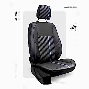 Oto Kılıf ( Alpina ) - Al-4MB-Mavi/Beyaz