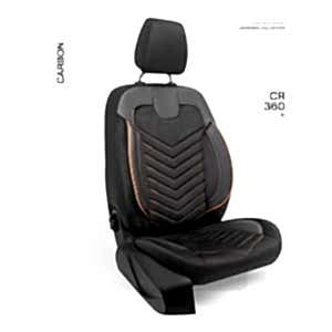 Oto Kılıf ( Carbon / Standart ) - CR-360-Siyah/Taba İp