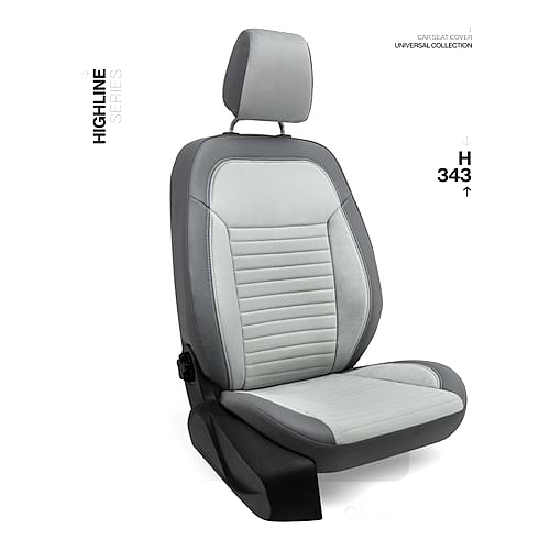 Oto Kılıf ( Highline ) - H-343-BabyFace Açık Gri/Füme