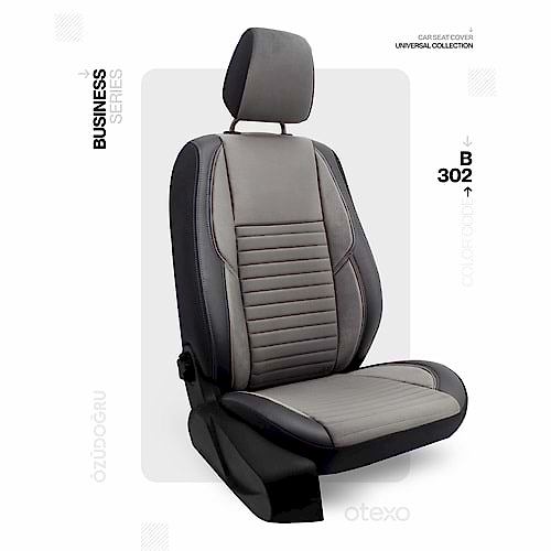 Oto Kılıf ( Orjinal ) ( Business ) - B-302-Füme/Siyah