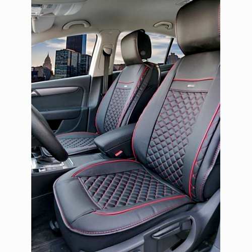 Takmatik (Kaptone) - 185-991 Deri-Siyah/Kırmızı İp