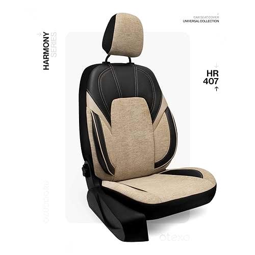 Oto Kılıf ( Orjinal ) ( Harmony ) - HR-407-Krem/Siyah