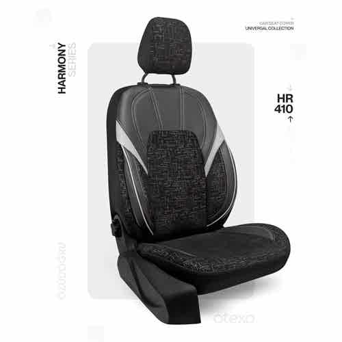 Oto Kılıf ( Orjinal ) ( Harmony ) - HR-410-Siyah/Beyaz