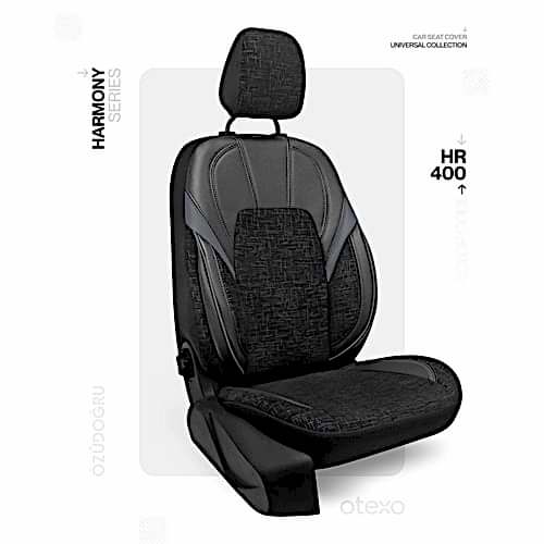 Oto Kılıf ( Orjinal ) ( Harmony ) - HR-400-Siyah/Siyah