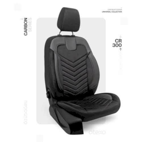 Oto Kılıf ( Carbon / Ticari 2+1 ) - CR-300-Siyah/Siyah