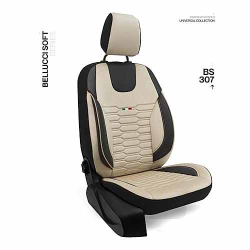 Oto Kılıf ( BabyFace) ( Bellucci Soft ) - BS-307-Siyah/Krem