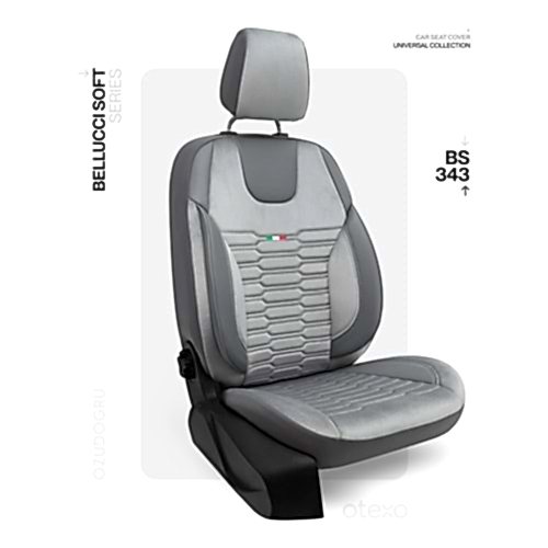 Oto Kılıf ( BabyFace) ( Bellucci Soft ) - BS-343-Füme/Gri