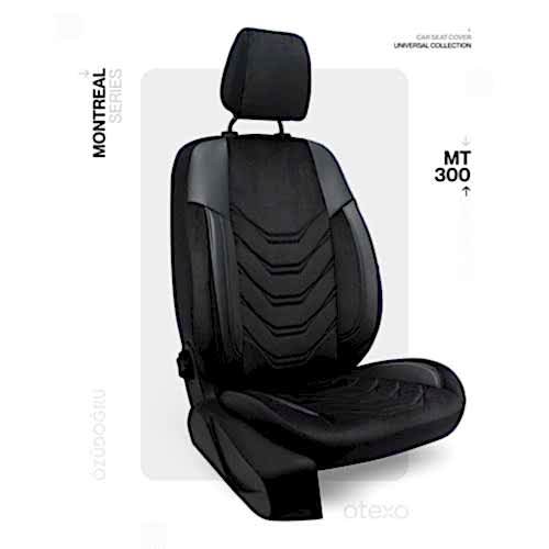 Oto Kılıf ( BabyFace) ( Montreal ) - MT-300-Siyah/Siyah İp