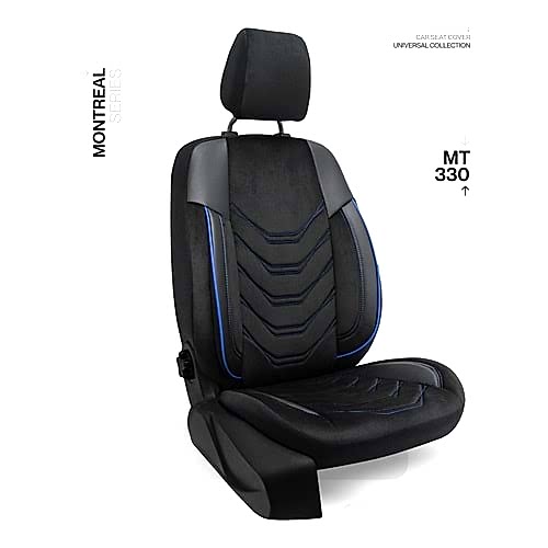 Oto Kılıf ( BabyFace) ( Montreal ) - MT-330-Siyah/Mavi İp