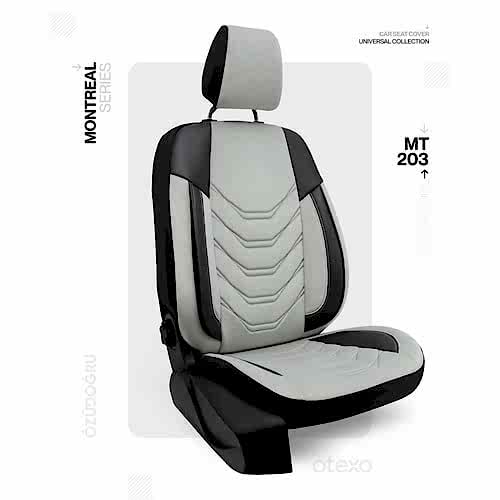 Oto Kılıf ( BabyFace) ( Montreal ) Ticari 2+1 - MT-203-Siyah/Gri