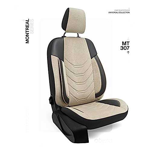 Oto Kılıf ( BabyFace) ( Montreal ) Ticari 2+1 - MT-307-Siyah/Krem